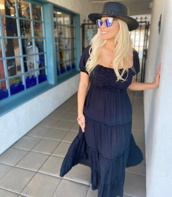 Solid Romantic Dress