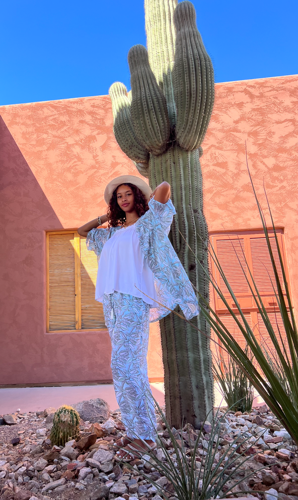 Plumeria Kimono