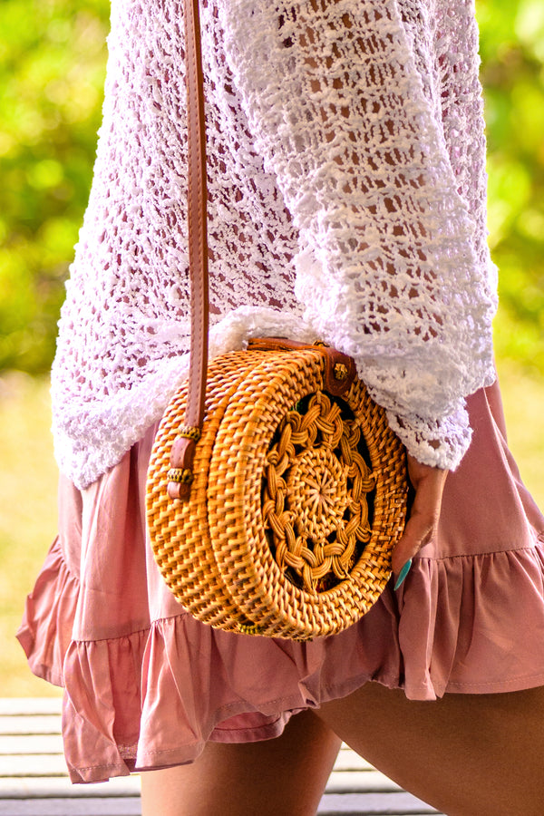 Woven Round Bag