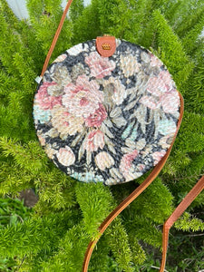 Painted Round Sling Bag