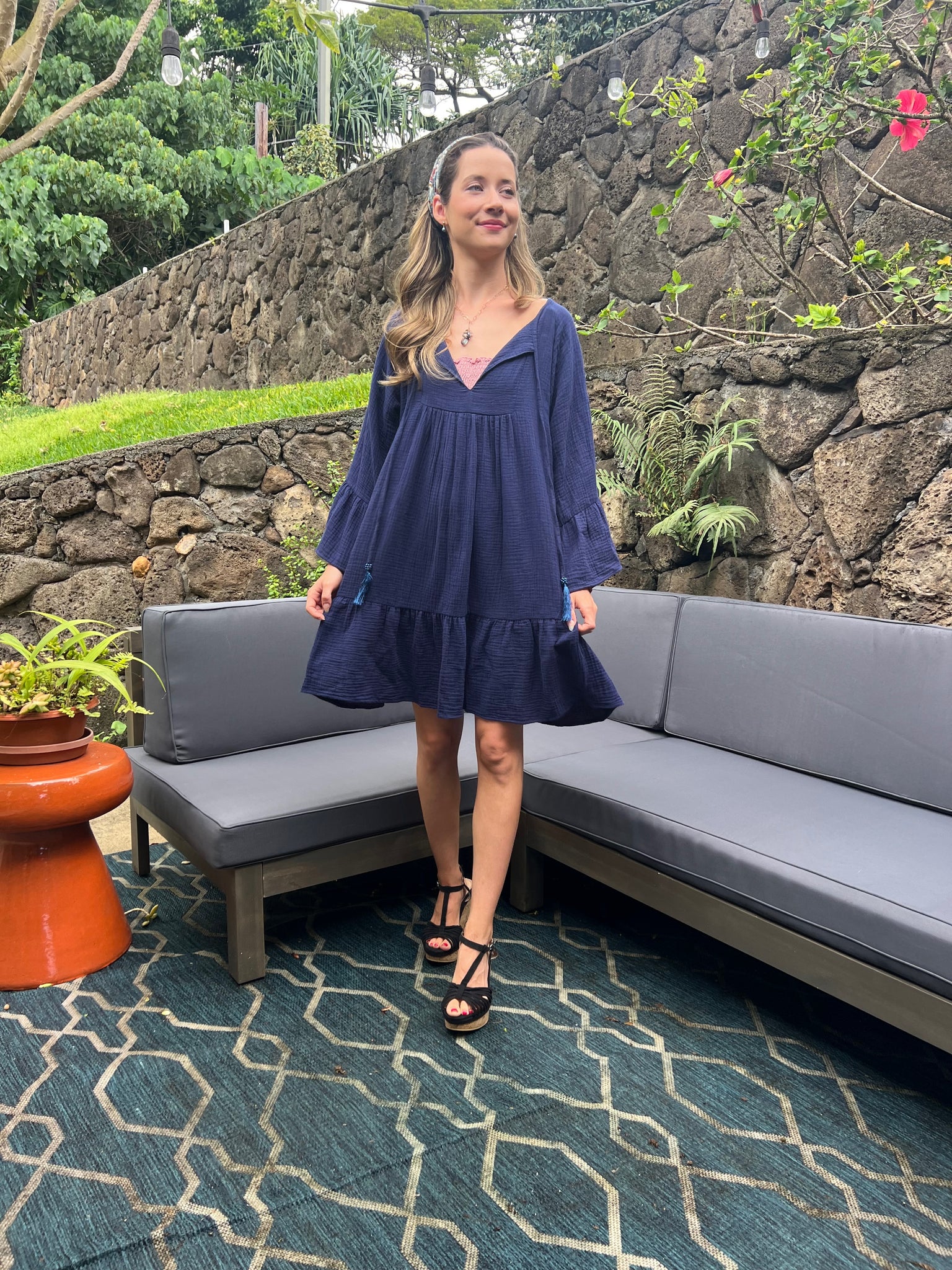 blue moana dress Moana Dress in Bleu Jean Staxx