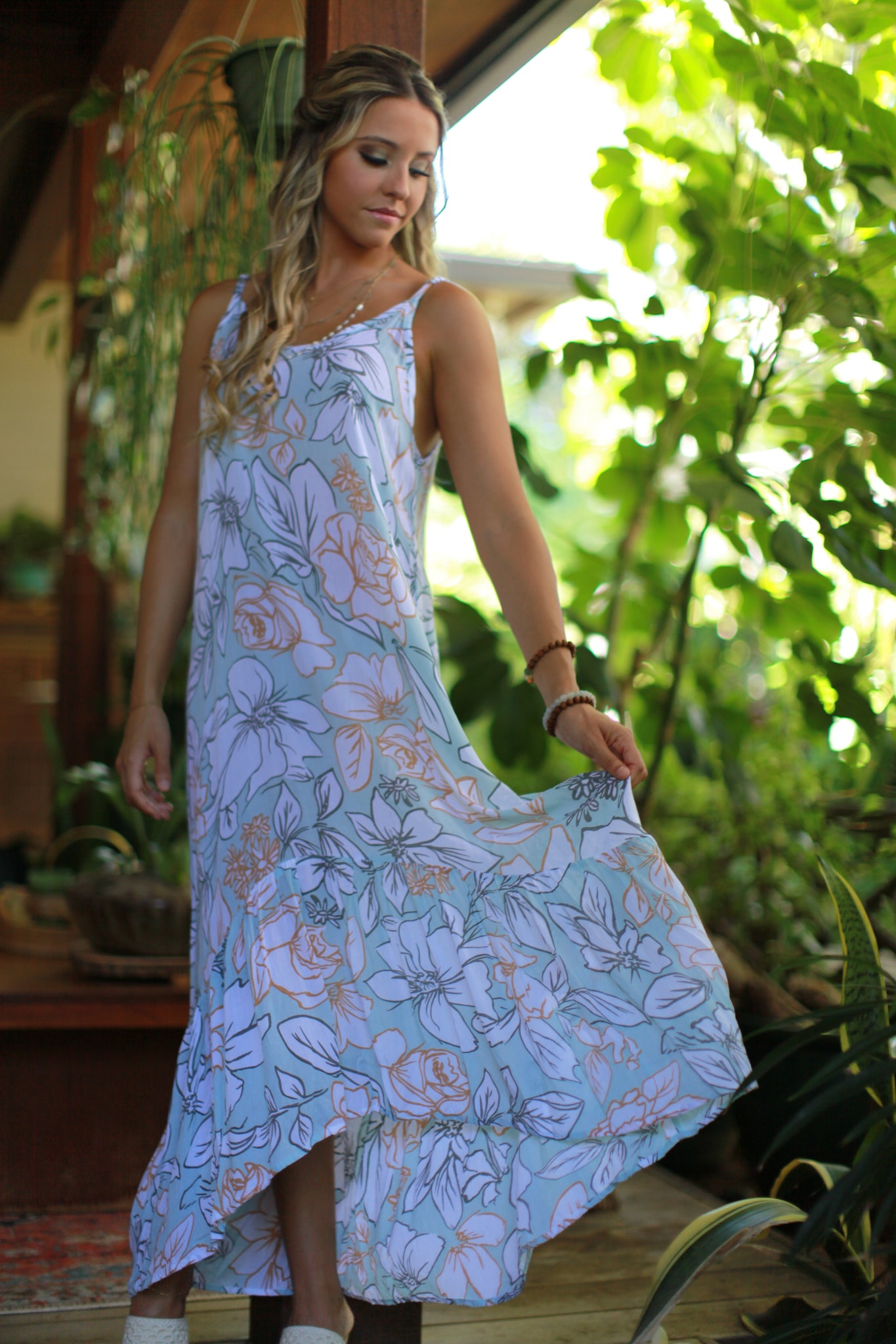 Flora Claudia Dress Lani Lau Hawaii Flora Claudia Dress Lani Lau Hawaii