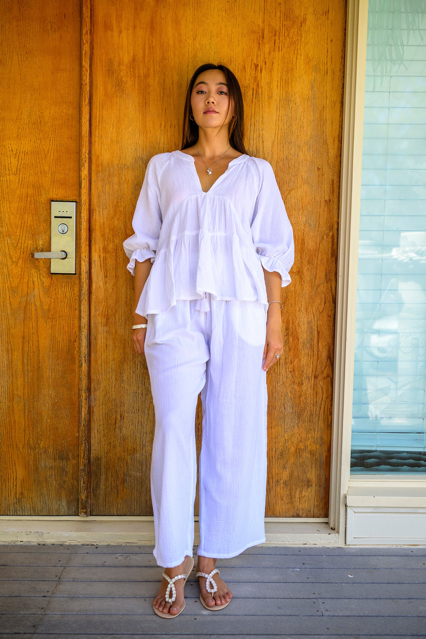 Gauze Palazzo Pant