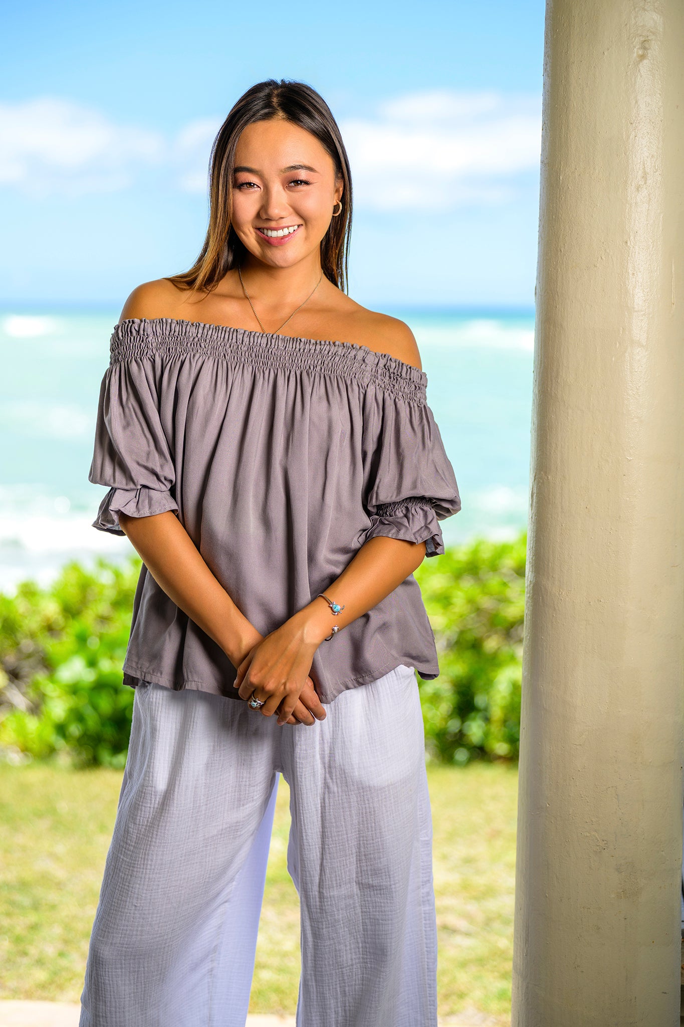 Solid Indigo Top